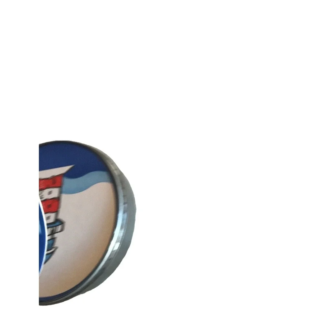 Lighthouse Paper Coasters in Round metal tin set of 15
